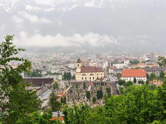 Innsbruck vue du tremplin olympique